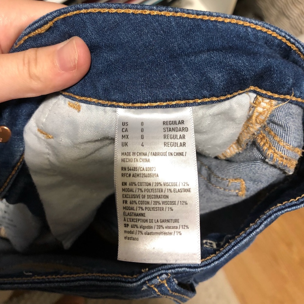 American Eagle Jeggings || 0 regular - Picture 3 of 3